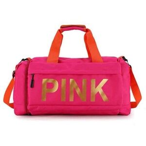PINK  fashion Gold Travel Bag